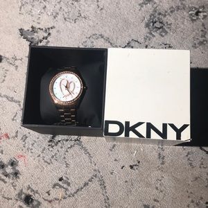 DKNY rose gold watch